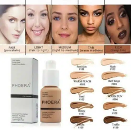 Phoera Liquid Foundation Natural Look 30ML